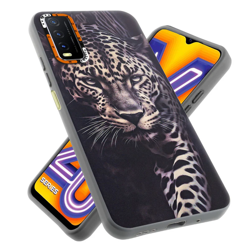 Dark Elegant Wild Creatures Printed Back Cases For Vivo Y20 - Image 22
