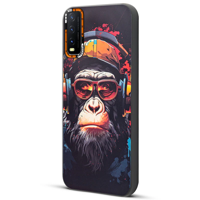 Dark Elegant Wild Creatures Printed Back Cases For Vivo Y20 - Image 33