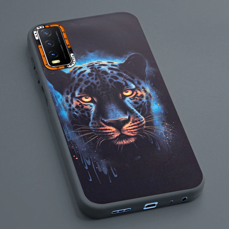 Dark Elegant Wild Creatures Printed Back Cases For Vivo Y20 - Image 48