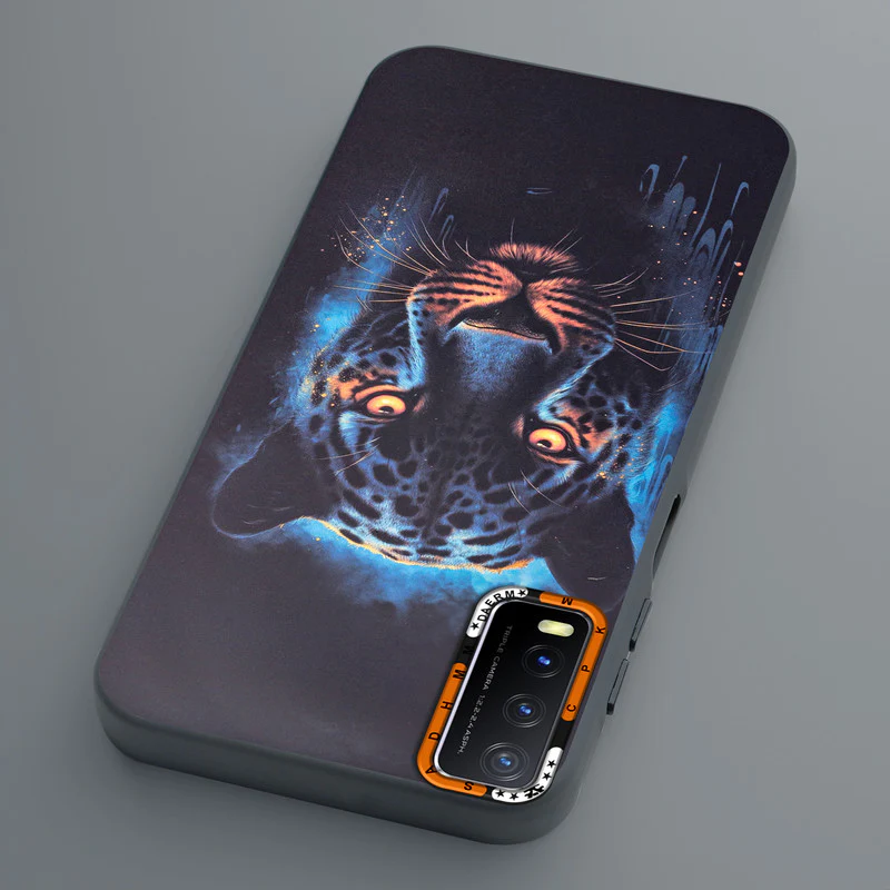 Dark Elegant Wild Creatures Printed Back Cases For Vivo Y20 - Image 49