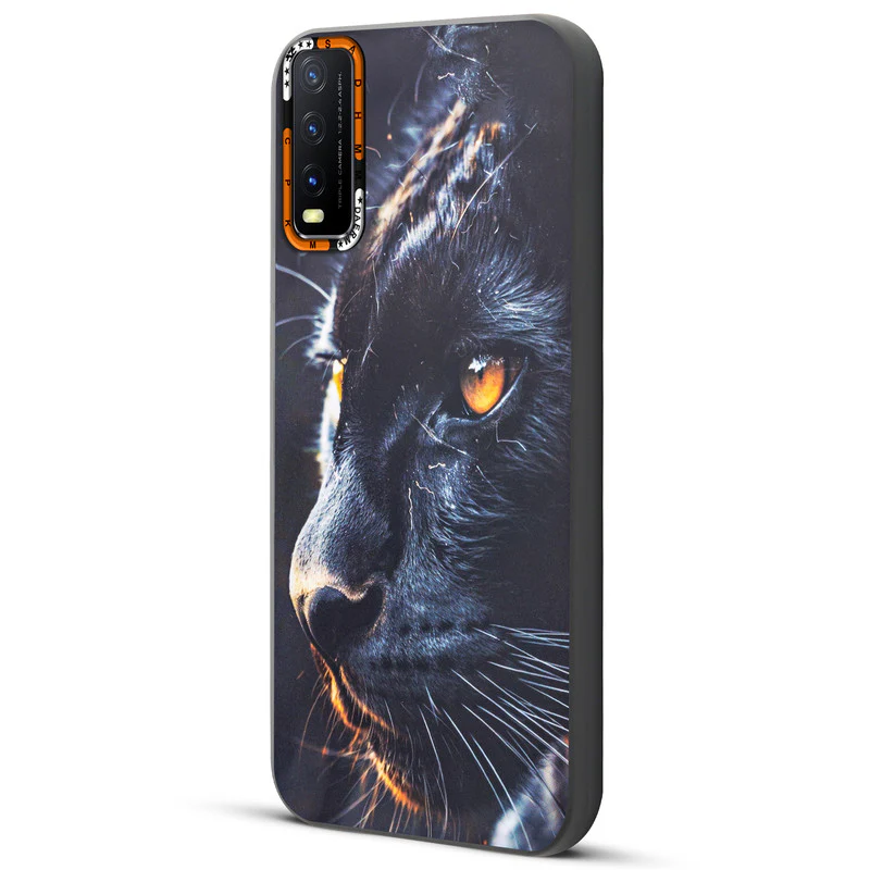 Dark Elegant Wild Creatures Printed Back Cases For Vivo Y20 - Image 68