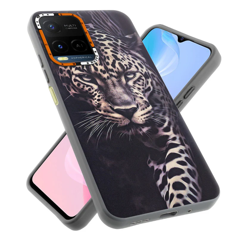 Dark Elegant Wild Creatures Printed Back Cases For Vivo Y21 2021 - Image 22