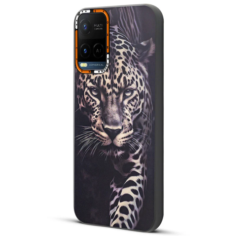 Dark Elegant Wild Creatures Printed Back Cases For Vivo Y21 2021 - Image 26