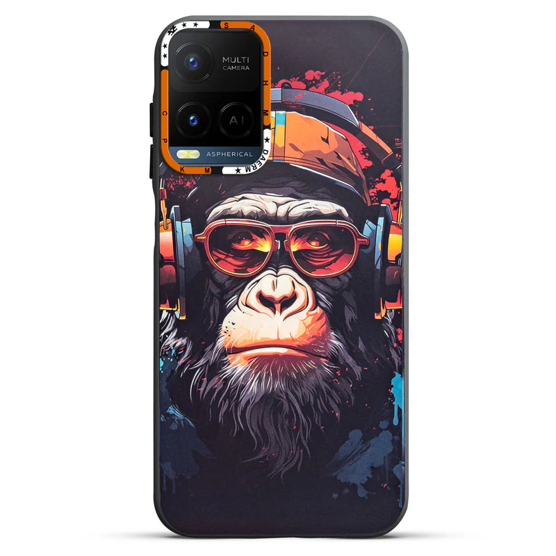 Dark Elegant Wild Creatures Printed Back Cases For Vivo Y21 2021 - Image 31