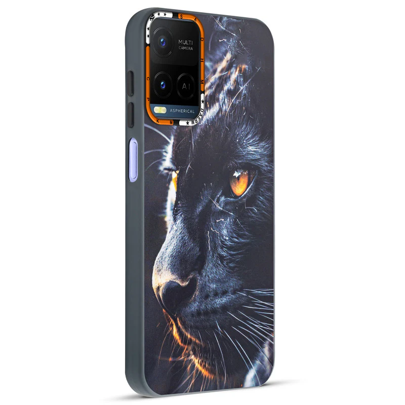 Dark Elegant Wild Creatures Printed Back Cases For Vivo Y21 2021 - Image 67