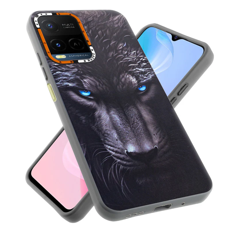 Dark Elegant Wild Creatures Printed Back Cases For Vivo Y21 2021 - Image 8