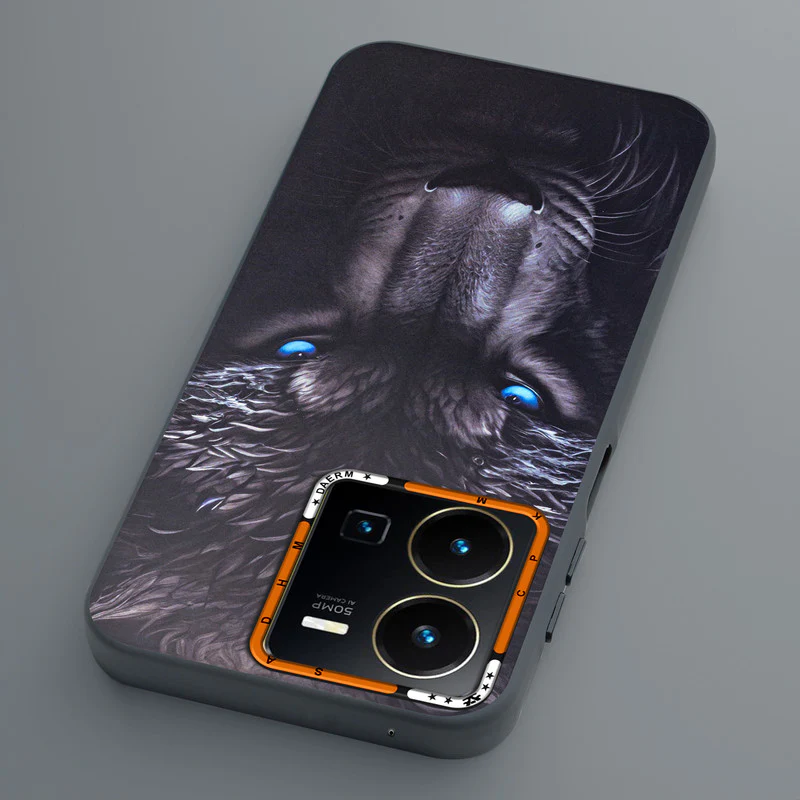 Dark Elegant Wild Creatures Printed Back Cases For Vivo Y35 4G - Image 14