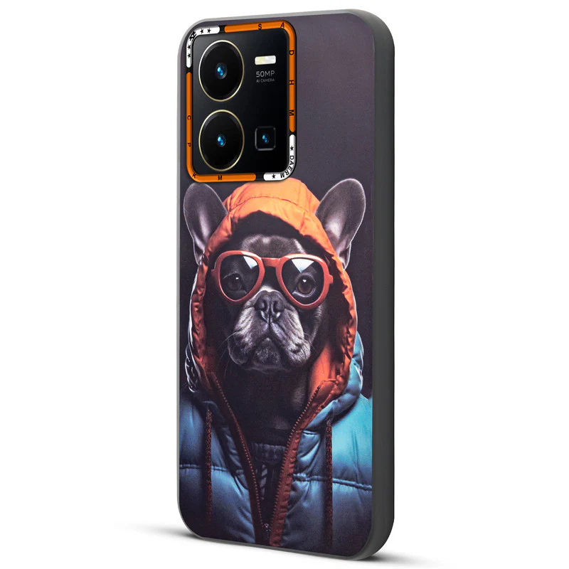 Dark Elegant Wild Creatures Printed Back Cases For Vivo Y35 4G - Image 19