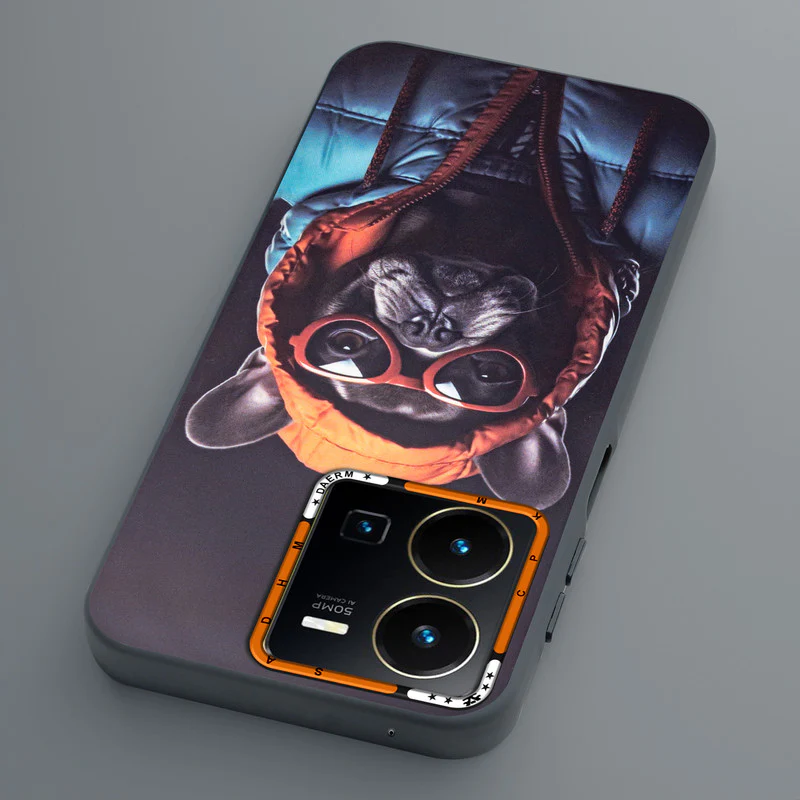 Dark Elegant Wild Creatures Printed Back Cases For Vivo Y35 4G - Image 21
