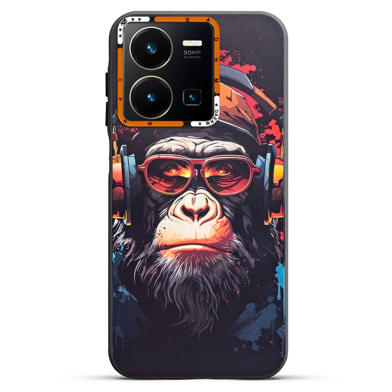 Dark Elegant Wild Creatures Printed Back Cases For Vivo Y35 4G - Image 31