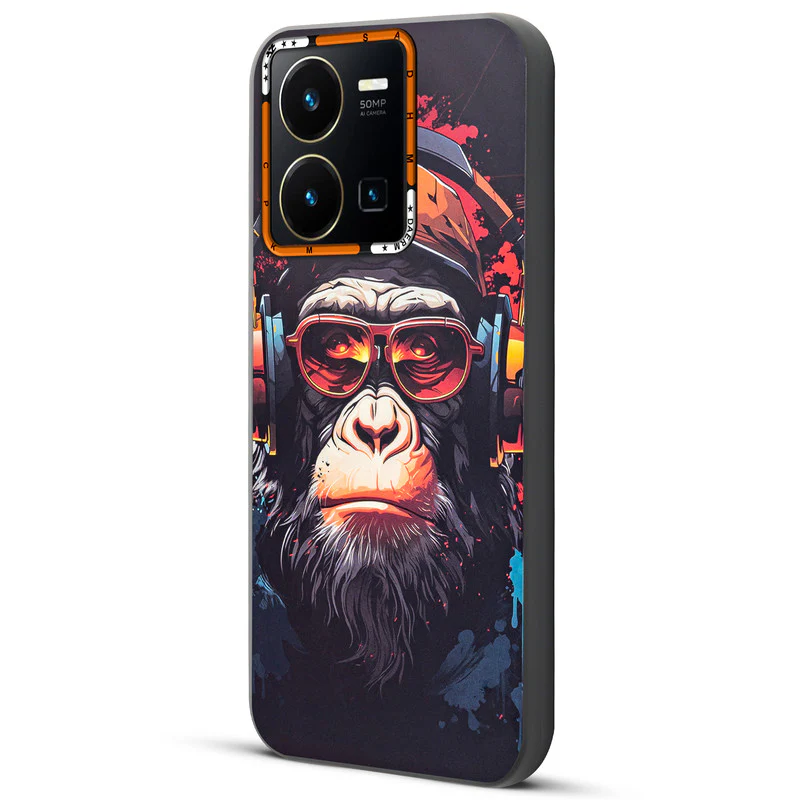 Dark Elegant Wild Creatures Printed Back Cases For Vivo Y35 4G - Image 33