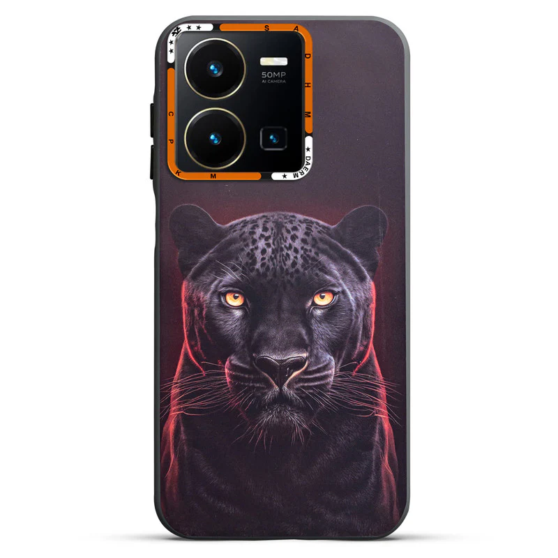 Dark Elegant Wild Creatures Printed Back Cases For Vivo Y35 4G - Image 52