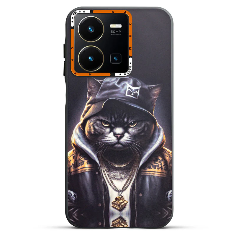 Dark Elegant Wild Creatures Printed Back Cases For Vivo Y35 4G - Image 59