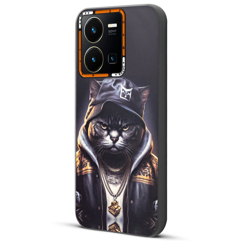Dark Elegant Wild Creatures Printed Back Cases For Vivo Y35 4G - Image 61