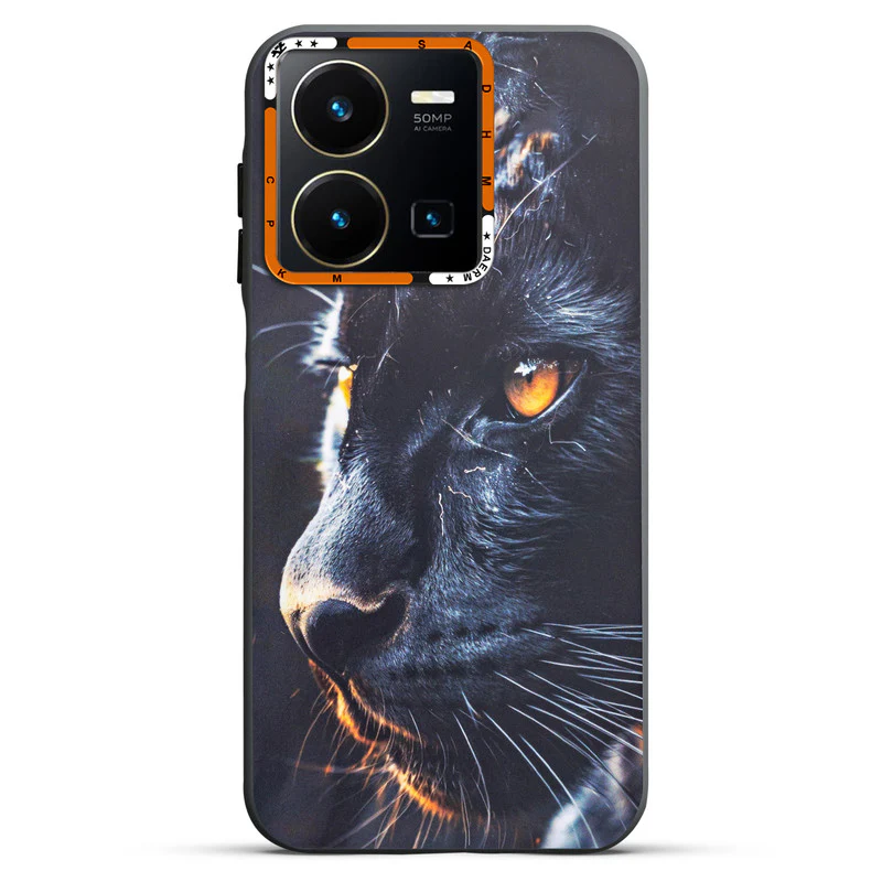 Dark Elegant Wild Creatures Printed Back Cases For Vivo Y35 4G - Image 66