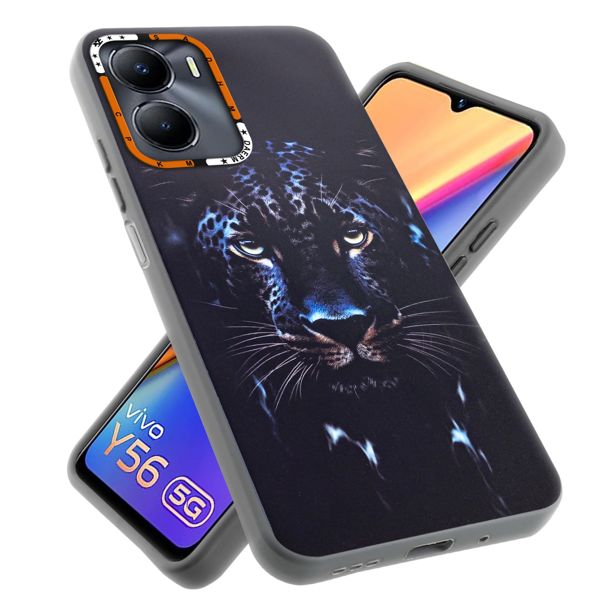 Dark Elegant Wild Creatures Printed Back Cases For Vivo Y56 5G - Image 31