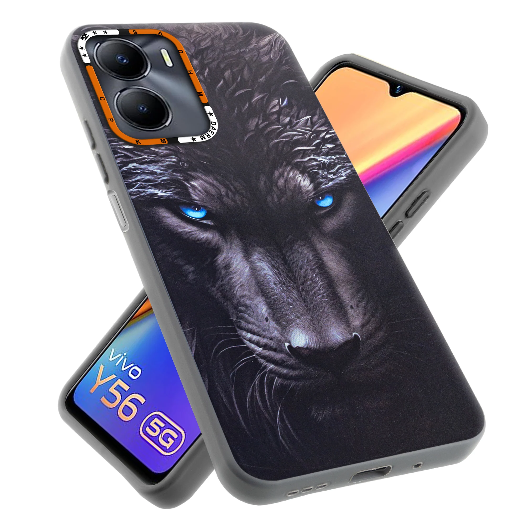 Dark Elegant Wild Creatures Printed Back Cases For Vivo Y56 5G - Image 7