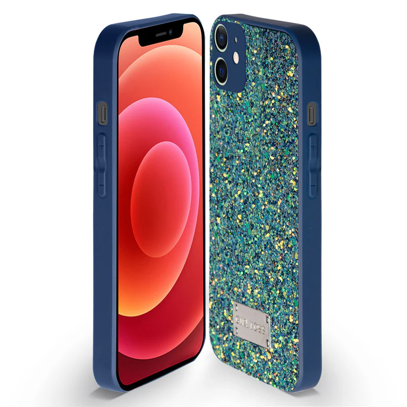 Sparkling Glitter Sequin Case with Camera Shield Back Cover For Apple iPhone 12 - Image 10