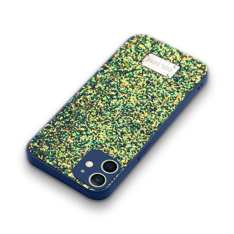 Sparkling Glitter Sequin Case with Camera Shield Back Cover For Apple iPhone 12 - Image 11