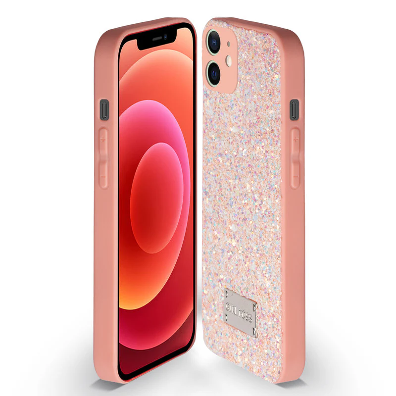 Sparkling Glitter Sequin Case with Camera Shield Back Cover For Apple iPhone 12 - Image 16