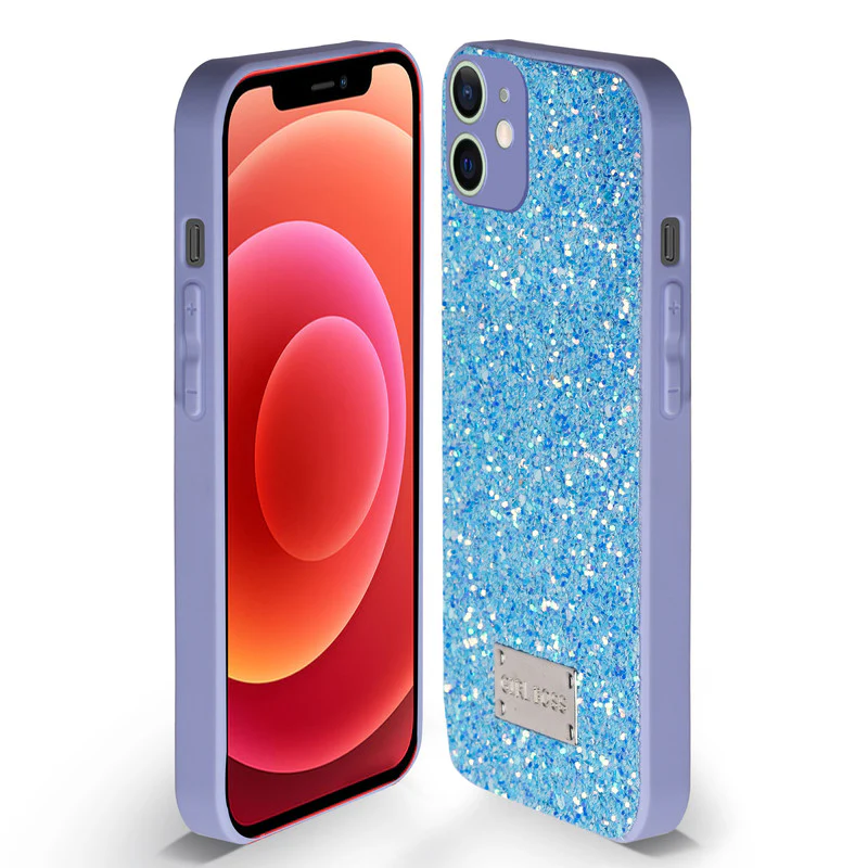 Sparkling Glitter Sequin Case with Camera Shield Back Cover For Apple iPhone 12 - Image 22