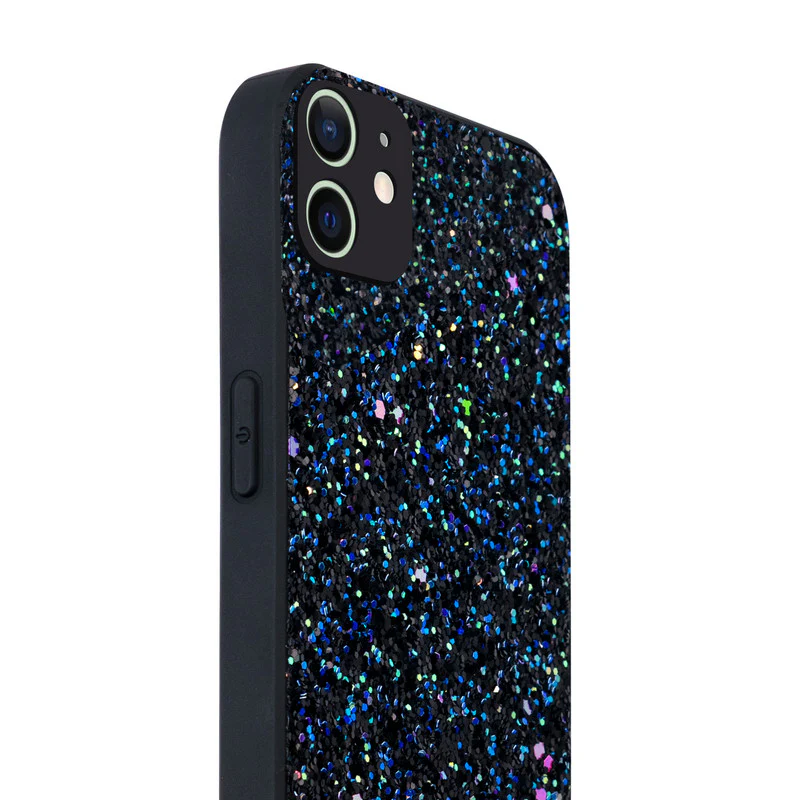 Sparkling Glitter Sequin Case with Camera Shield Back Cover For Apple iPhone 12 - Image 3