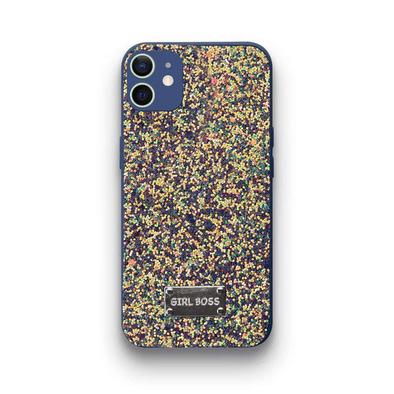 Sparkling Glitter Sequin Case with Camera Shield Back Cover For Apple iPhone 12 - Image 7