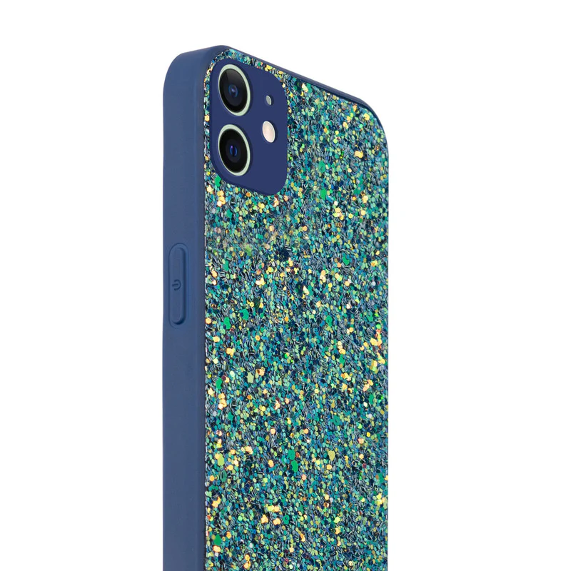 Sparkling Glitter Sequin Case with Camera Shield Back Cover For Apple iPhone 12 - Image 9