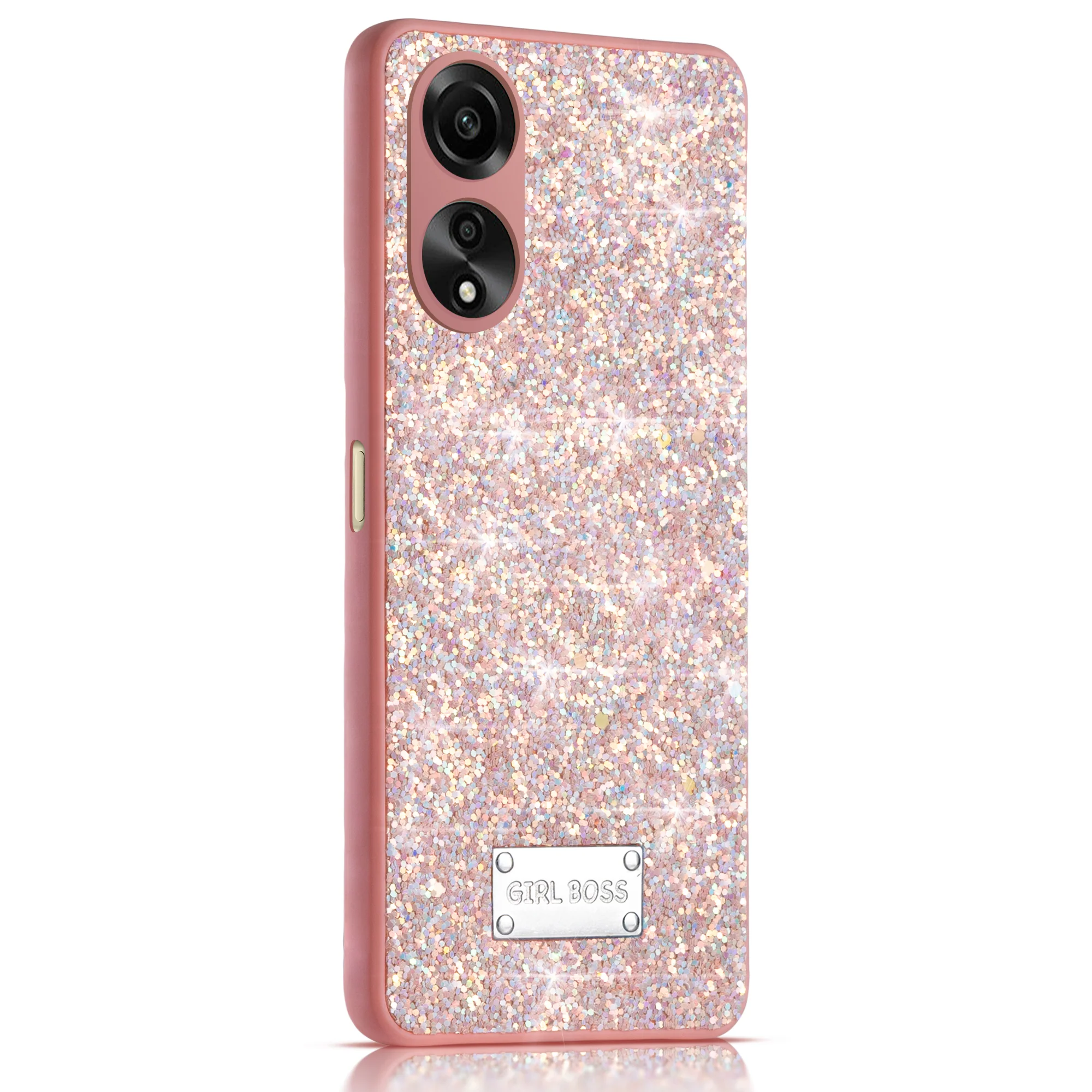 Sparkling Glitter Sequin Case with Camera Shield Back Cover For Oppo A78 5G - Image 13