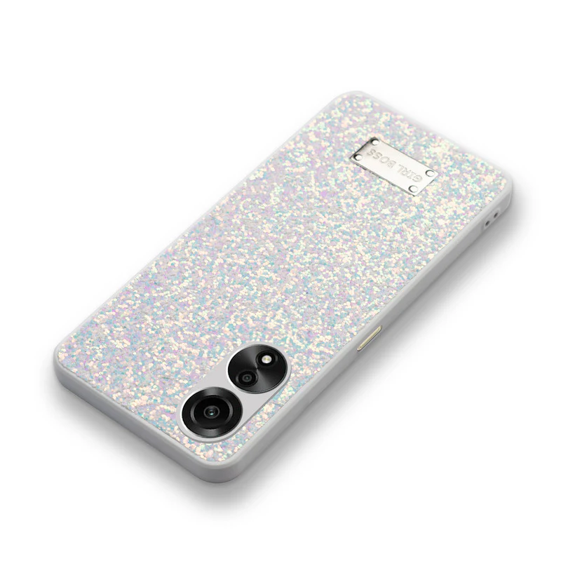 Sparkling Glitter Sequin Case with Camera Shield Back Cover For Oppo A78 5G - Image 29