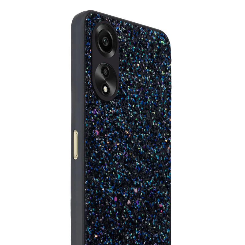 Sparkling Glitter Sequin Case with Camera Shield Back Cover For Oppo A78 5G - Image 3