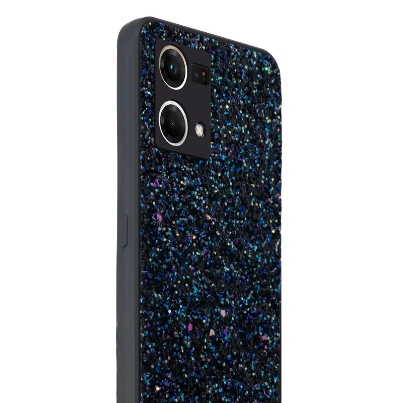 Sparkling Glitter Sequin Case with Camera Shield Back Cover For Oppo F21 Pro 4G - Image 3