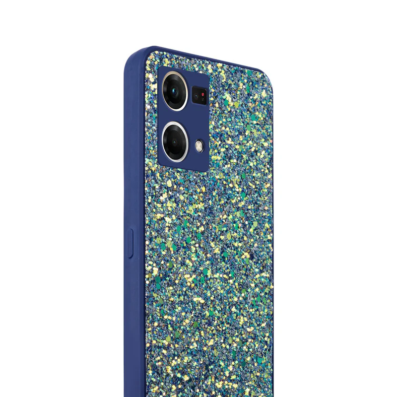 Sparkling Glitter Sequin Case with Camera Shield Back Cover For Oppo F21 Pro 4G - Image 9