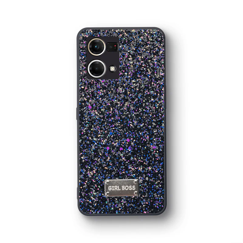 Sparkling Glitter Sequin Case with Camera Shield Back Cover For Oppo F21s Pro 4G - Image 2
