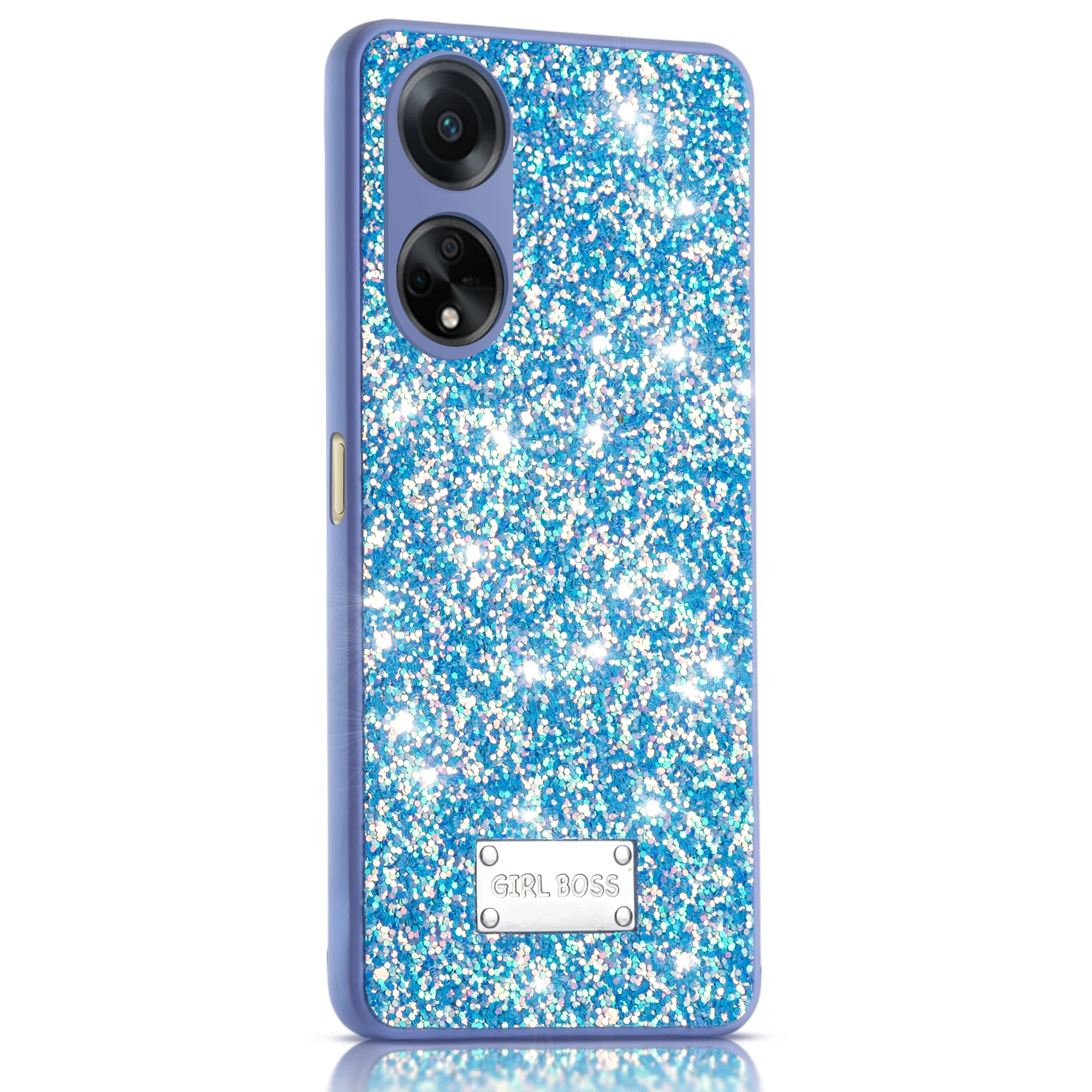 Sparkling Glitter Sequin Case with Camera Shield Back Cover For Oppo F23 5G - Image 19