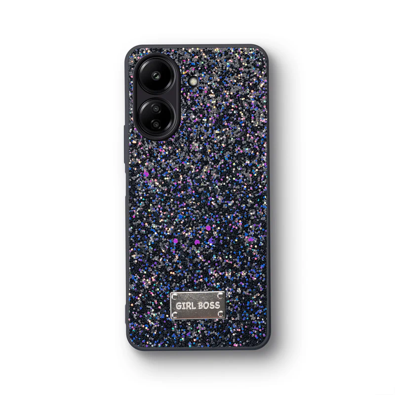 Sparkling Glitter Sequin Case with Camera Shield Back Cover For Poco C65 5G - Image 2