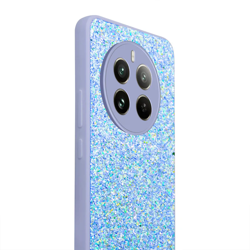 Sparkling Glitter Sequin Case with Camera Shield Back Cover For Realme 12 Pro 5G - Image 23
