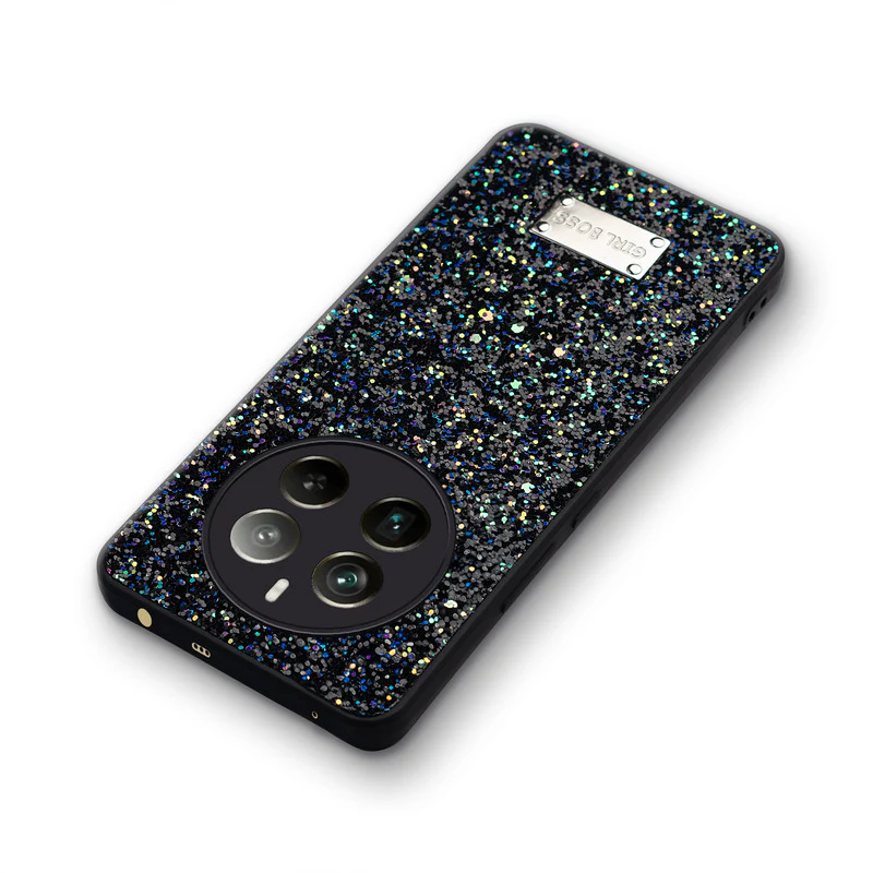 Sparkling Glitter Sequin Case with Camera Shield Back Cover For Realme 12 Pro Plus 5G - Image 6