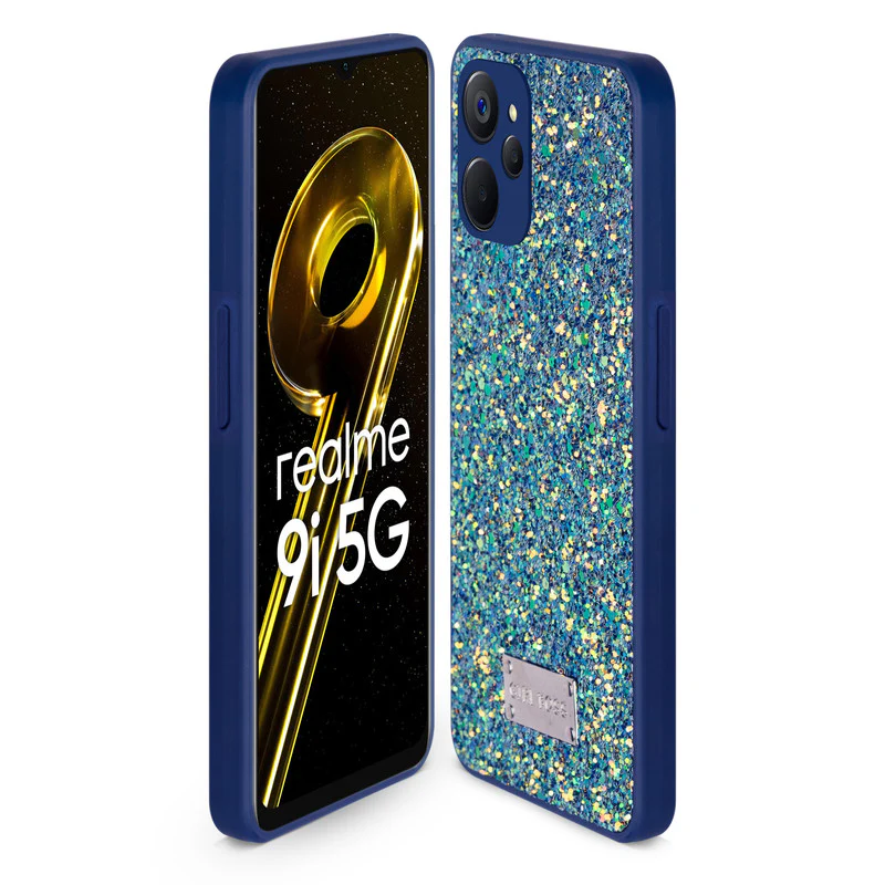 Sparkling Glitter Sequin Case with Camera Shield Back Cover For Realme 9i 5G - Image 12