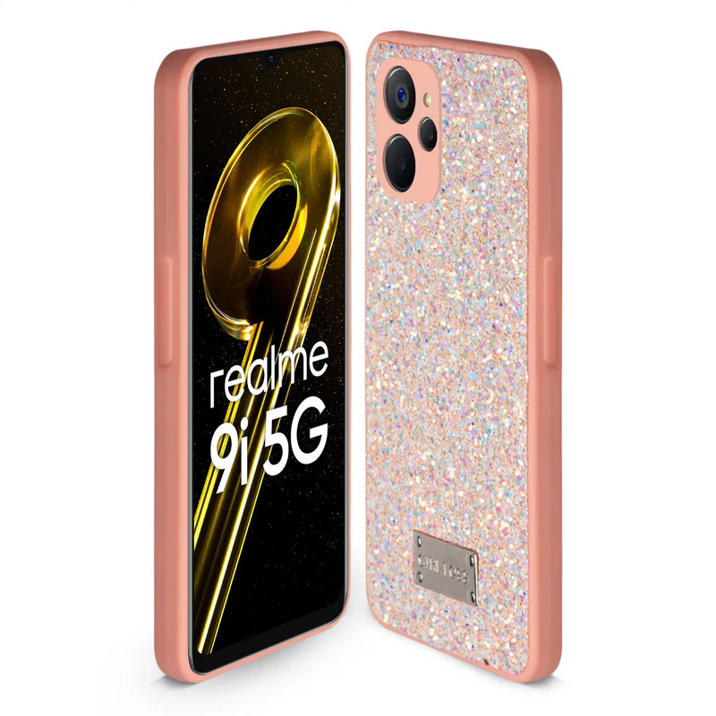 Sparkling Glitter Sequin Case with Camera Shield Back Cover For Realme 9i 5G - Image 19