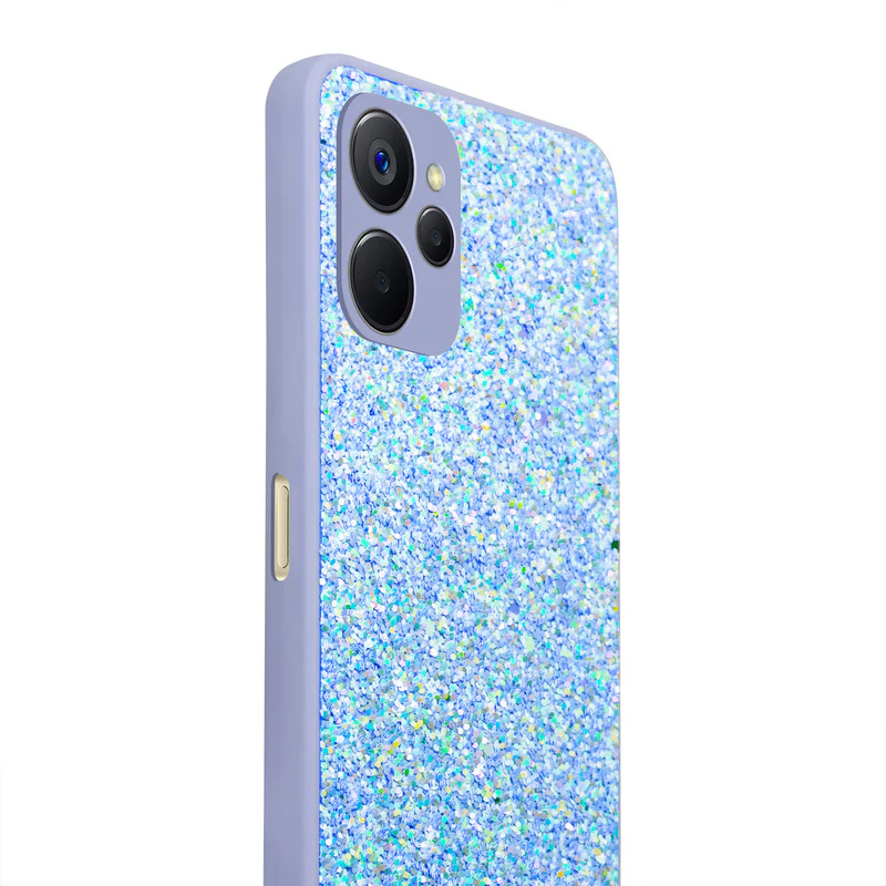 Sparkling Glitter Sequin Case with Camera Shield Back Cover For Realme 9i 5G - Image 25