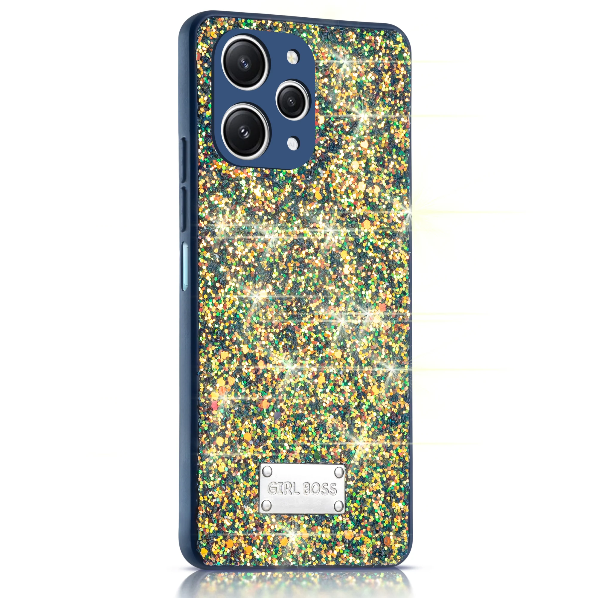 Sparkling Glitter Sequin Case with Camera Shield Back Cover For Redmi 12 4G - Image 8