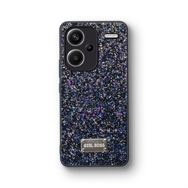 Sparkling Glitter Sequin Case with Camera Shield Back Cover For Redmi Note 13 Pro Plus 5G - Image 2