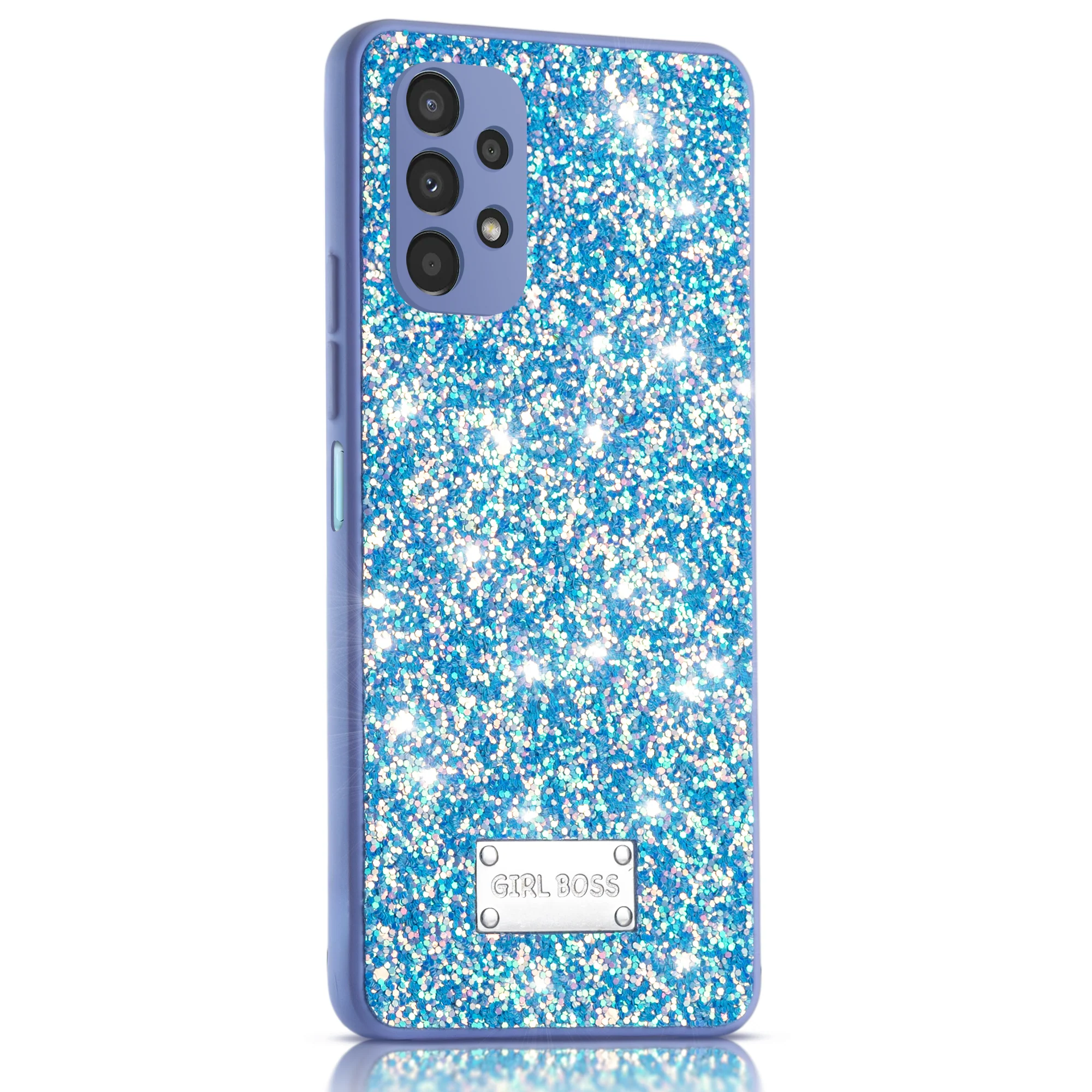 Sparkling Glitter Sequin Case with Camera Shield Back Cover For Samsung A23 4G - Image 18