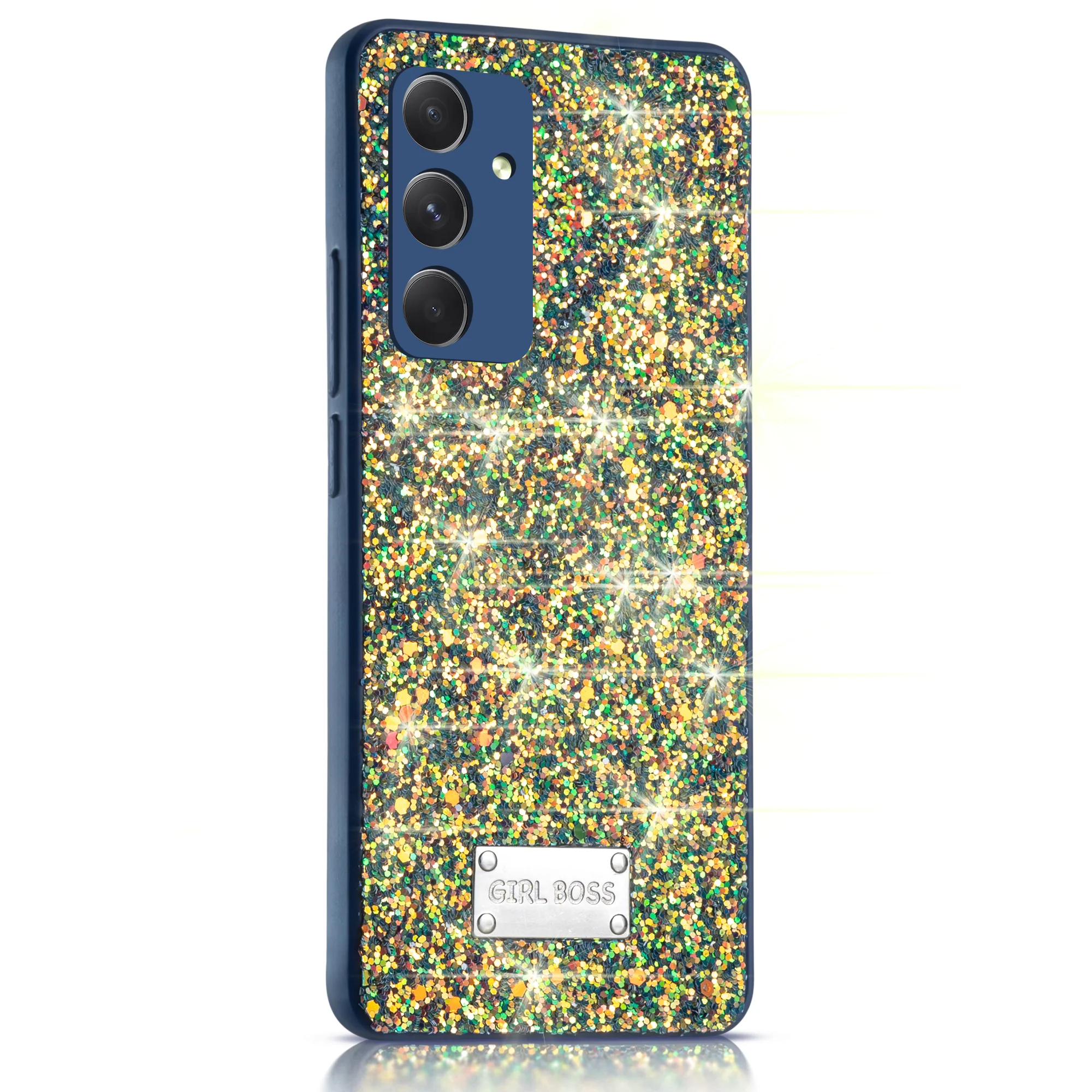 Sparkling Glitter Sequin Case with Camera Shield Back Cover For Samsung A54 5G - Image 7