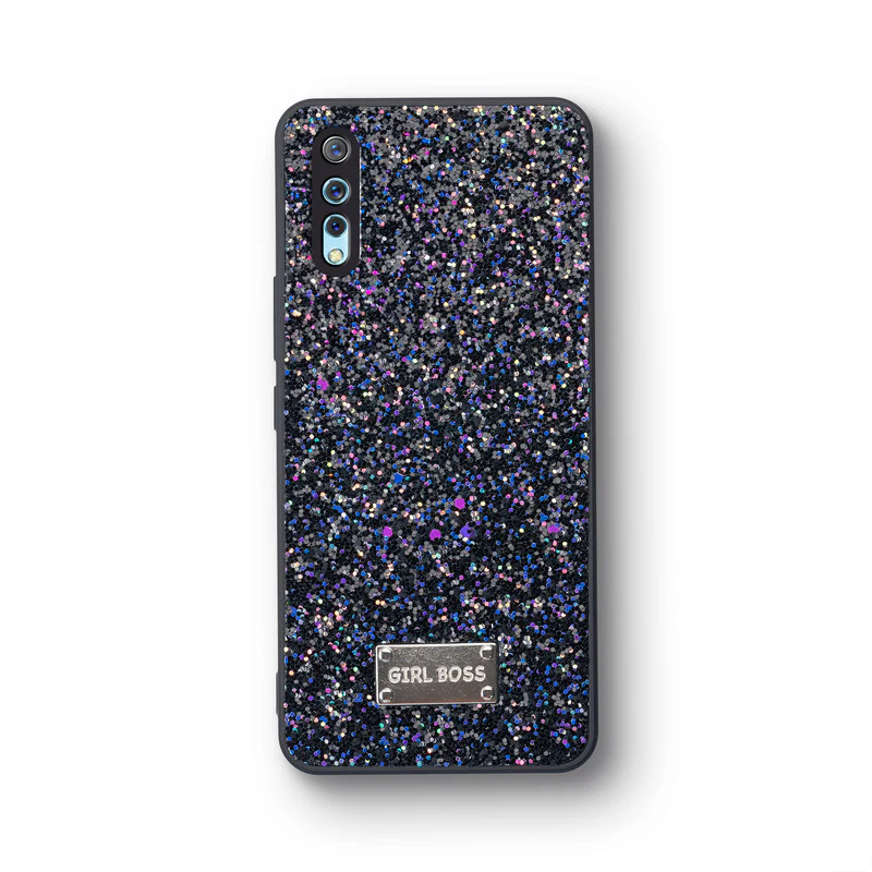 Sparkling Glitter Sequin Case with Camera Shield Back Cover For Vivo S1 - Image 3