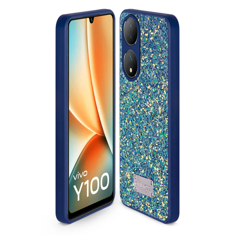 Sparkling Glitter Sequin Case with Camera Shield Back Cover For Vivo T2 5G - Image 5