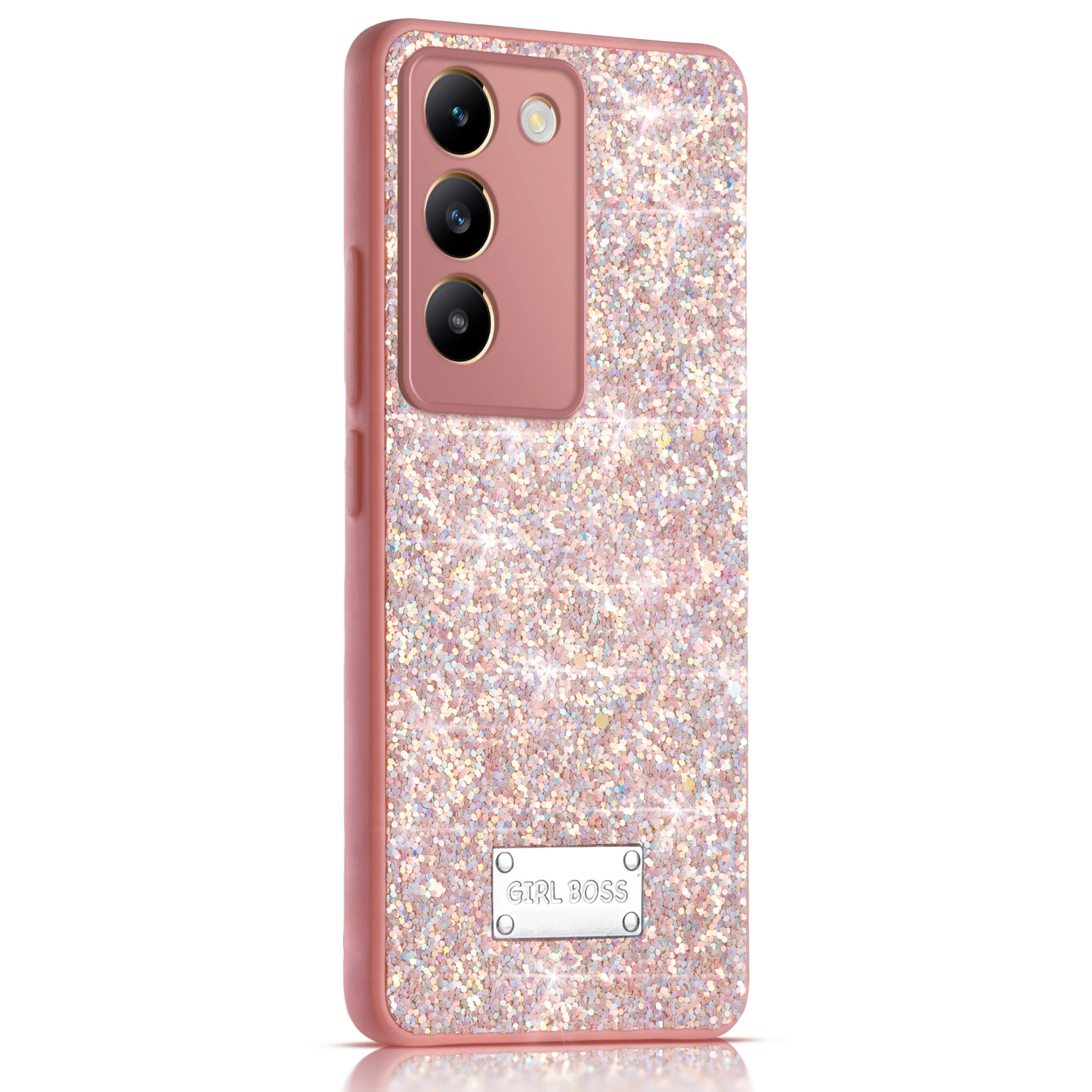 Sparkling Glitter Sequin Case with Camera Shield Back Cover For Vivo T3 5G - Image 15