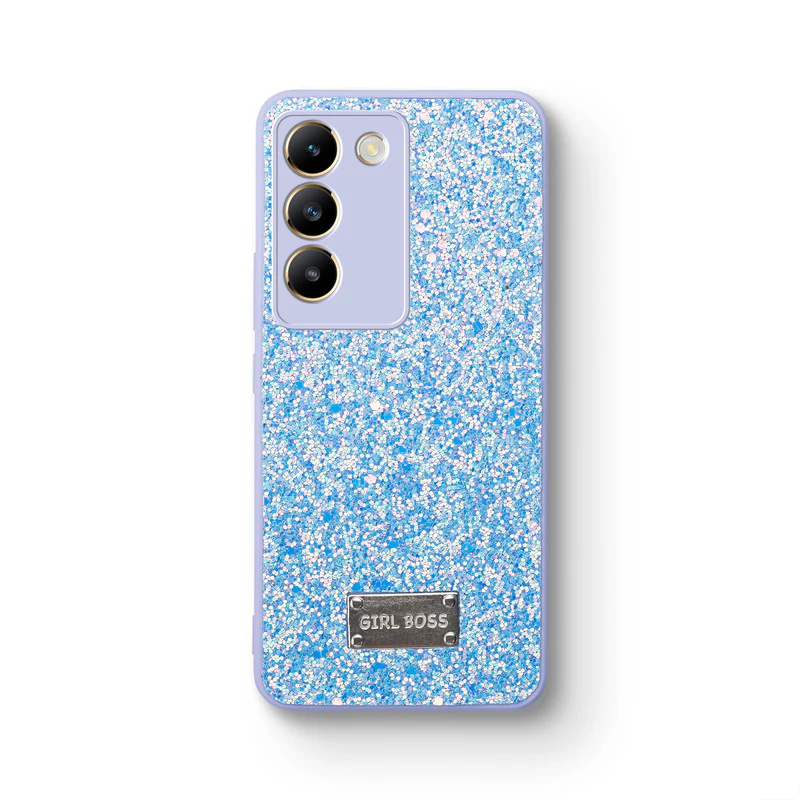 Sparkling Glitter Sequin Case with Camera Shield Back Cover For Vivo T3 5G - Image 23