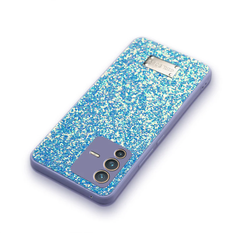 Sparkling Glitter Sequin Case with Camera Shield Back Cover For Vivo V23 5G - Image 27